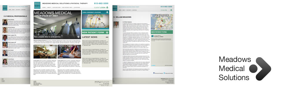 Interactive Services Website Design